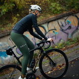 ES16 Winter Cycling Tights Supreme unisex - with pad. Moss