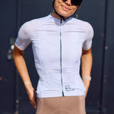 ES16 Cycling Jersey Stripes White - Women