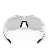 ES16 Enzo cycling glasses. White with photochromic lens + 2 extra lenses
