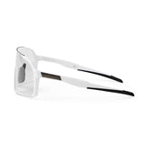 ES16 Enzo cycling glasses. White with photochromic lens + 2 extra lenses