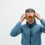 ES16 Enzo glasses. clear frame. With 3 lenses