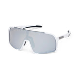 ES16 Enzo glasses. White with silver lens. + 2 extra lenses