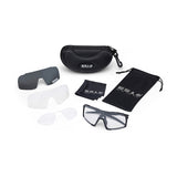 ES16 Enzo cycling glasses. Black with photochromic lens. + 2 extra lenses