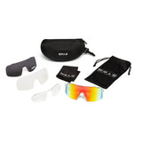 ES16 Enzo glasses. clear frame. With 3 lenses