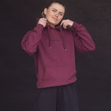 ES16 Casual Hoodie Burgundy