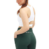 ES16 Performance Tights Army Green met zakken aan de zijkant