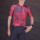 ES16 Razor cykeltrøje -  Marble Rosso