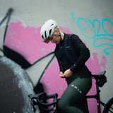 ES16 Langarm-Radsport-Fleece Supreme. Dunkelblau