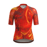 ES16 Razor fietsshirt - Marble Orange