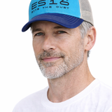 ES16 Cap Blue blue+Birch colored mesh