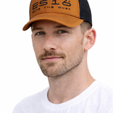 ES16 Cap Caramel + Black Mesh