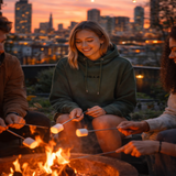 ES16 Casual Hoodie Bottle Green