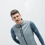 ES16 Gilet antivento in microfibra. Nero