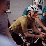 Cycling jersey PRO Razor. Simple Brown