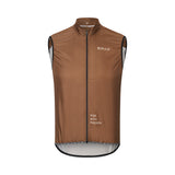 Gilet antivento ES16 con schiena aperta - marrone