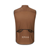 ES16 Gilet coupe-vent dos ouvert - marron