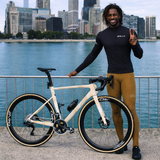 ES16 Winter Cycling Tights Supreme unisex - with pad. Cumin