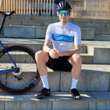 ES16 Cyklistický dres Elite Spin. Bílý pruh