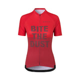 ES16 Cyklistický dres Elite Stripes - "Bite The Dust" Mix červená. Ženy
