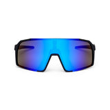 ES16 Enzo cycling glasses. Black with blue lens.