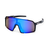 ES16 Enzo occhiali da ciclismo. Nero con lente blu.