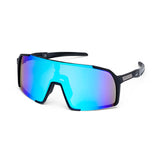 Lunettes de vélo ES16 Enzo. Noir avec lentille bleu glacier.