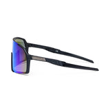 ES16 Enzo Fahrradbrille. Schwarz mit eisblauer Linse.