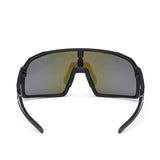 ES16 Enzo cycling glasses. Black with silver lens.