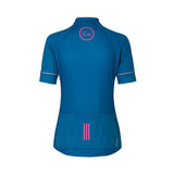 ES16 Cyklistický dres Women Elite "Bite The Dust" modrý
