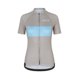 ES16 Cycling Jersey Elite Spinn Stripe Warm Grey. Femmes