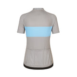 Maillot ciclista ES16 Elite Spinn Stripe gris cálido. Mujer